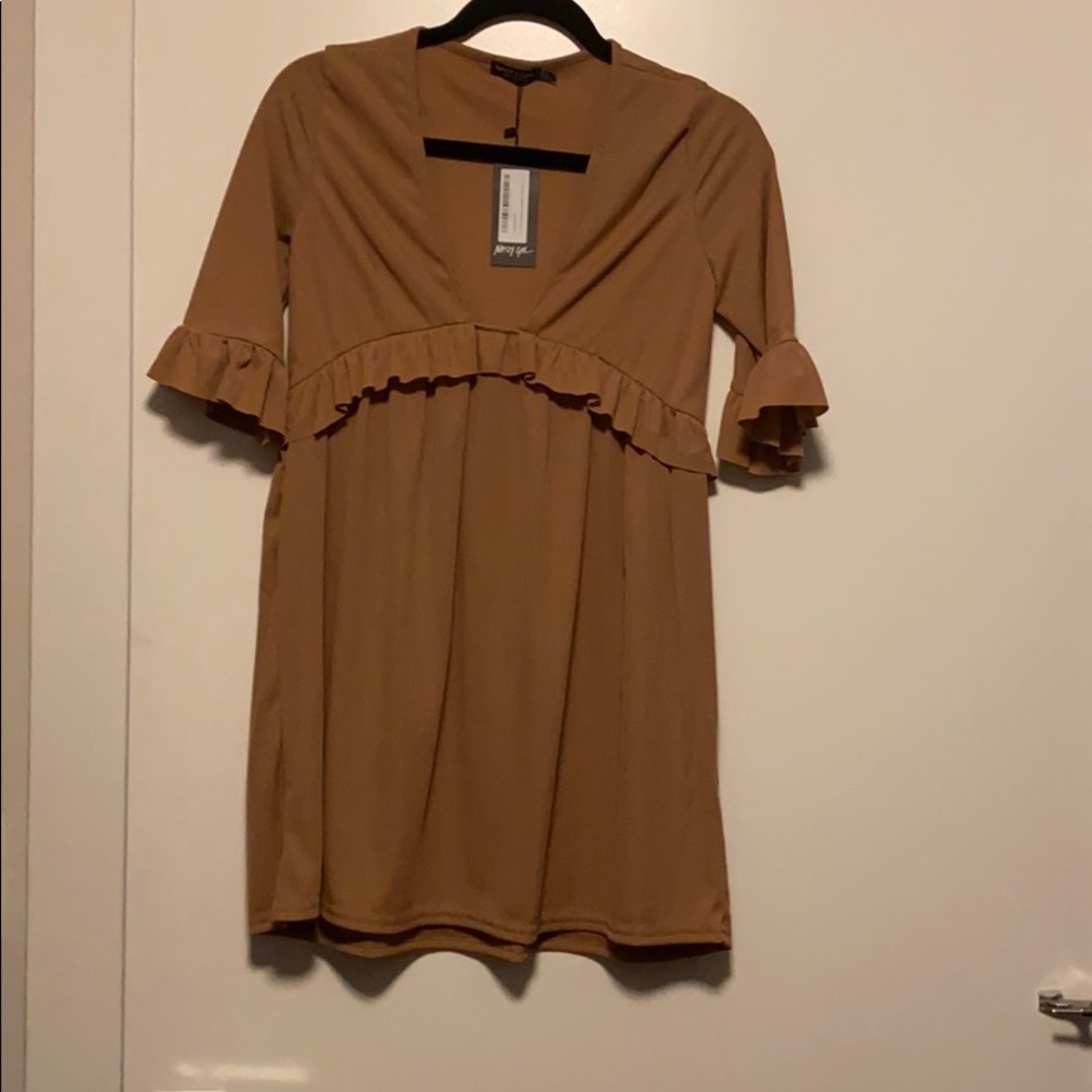 Dusty rose/rust dress